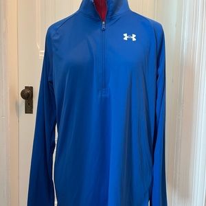 Under armor long sleeve half zip tech top